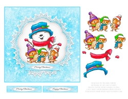 Cute Critters Holiday Topper #6