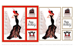Lovely Lady Birthday - Card Two