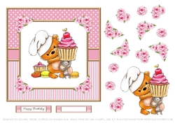 Cute Critters Birthday Topper