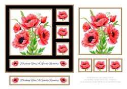 Lovely Poppies - Get Well