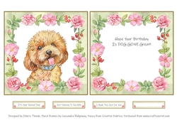 Cute Puppy - Card Three