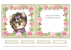 Cute Puppy - Card Four