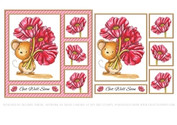 Poppy Mouse Get Well Topper