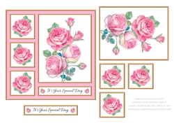 Lovely Watercolor Roses