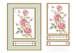 Lovely Roses Get Well Topper - Green