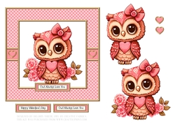 Owl Always Love You Valentines Day Topper
