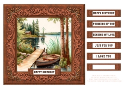 Masculine Card Topper - Card One