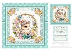 Cute Easter Bunny - Card One