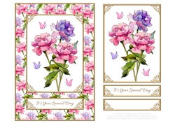 Lovely Peonies - Its Your Special Day Topper