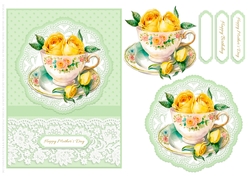 Lovely teacup roses - Mothers Day Or Birthday