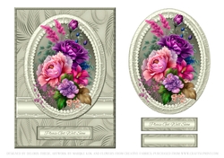 Lovely Floral Get Well Topper - Card Two