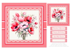 Lovely Anemones N Tulips Birthday/Get Well/Thanks
