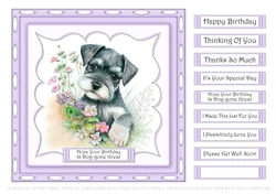 Cute Schnauzer Topper