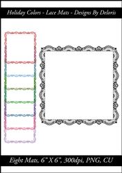 Lace Mats (Holiday Color Family)
