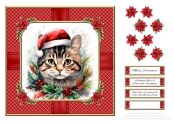Meowy Christmas - Card Two