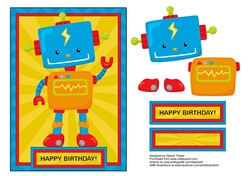 Robot Birthday Card
