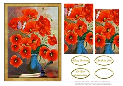 Poppies Mini Kit Pyramid Rectangle