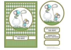 Golfing Card - Hope Your Birthday Is Tee-Rific