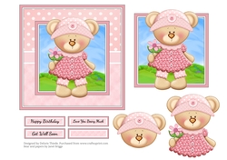 Love You Beary Much Topper + Decoupage Layers