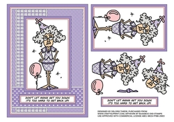 Stella - Dont let aging get you down (Purple/Pink)