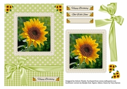 Sunflower Card