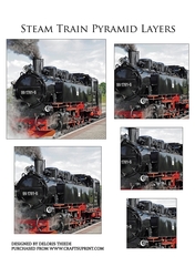 Steam Train Pyramid Layers