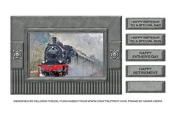 Steam Train Topper + Sayings