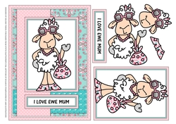 Humourous Mothers Day - I Love Ewe Mum