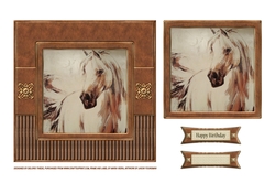 Horse - Birthday Quick Card Topper