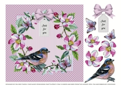 Lovely Watercolor Bird Topper