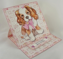 Image of cup896294_74027 - Cute Puppy Easel Card Kit