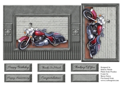Harley Davidson Quick Card Topper