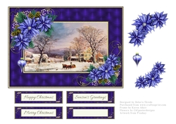 Lovely Christmas Step By Step Topper