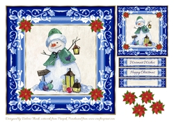 Snowman Topper Plus Gift Tag