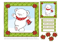 Sending Lots Of Hugs Teddy Topper Plus Gift Tag