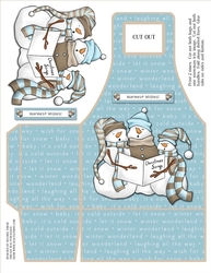 Warmest Wishes Snowman Trio Gift Bag
