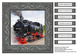 Steam Train Quick Card Topper