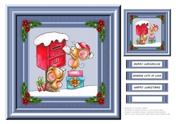 Merry Chrismouse Topper Plus Gift Tag
