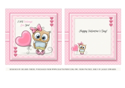 I Will OWLWAYS Love You Topper/Insert