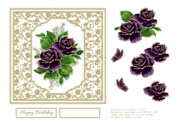 Lovely Purple Roses