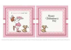 Sassy Cheryl - I Pawsitively Love You Topper Plus Insert