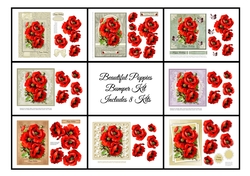 Beautiful Poppies Bumper Kit