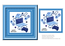 Video Games Birthday Topper