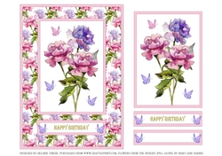Lovely Watercolor Peonies