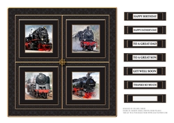 Steam Train Birthday/Fathers Day Topper