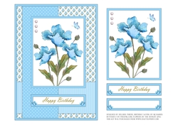 Lovely Poppies Birthday Topper