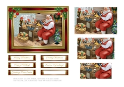 Santas Workshop Pyramid Topper