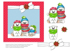 Cute Polar Bear Pals Topper