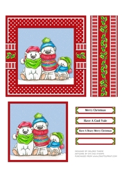 Polar Bear Pals Holiday Topper 5