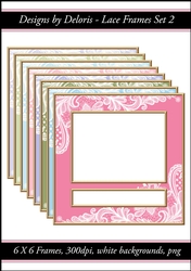 Lace Frames Set 2 (Floral Family Color Palette)